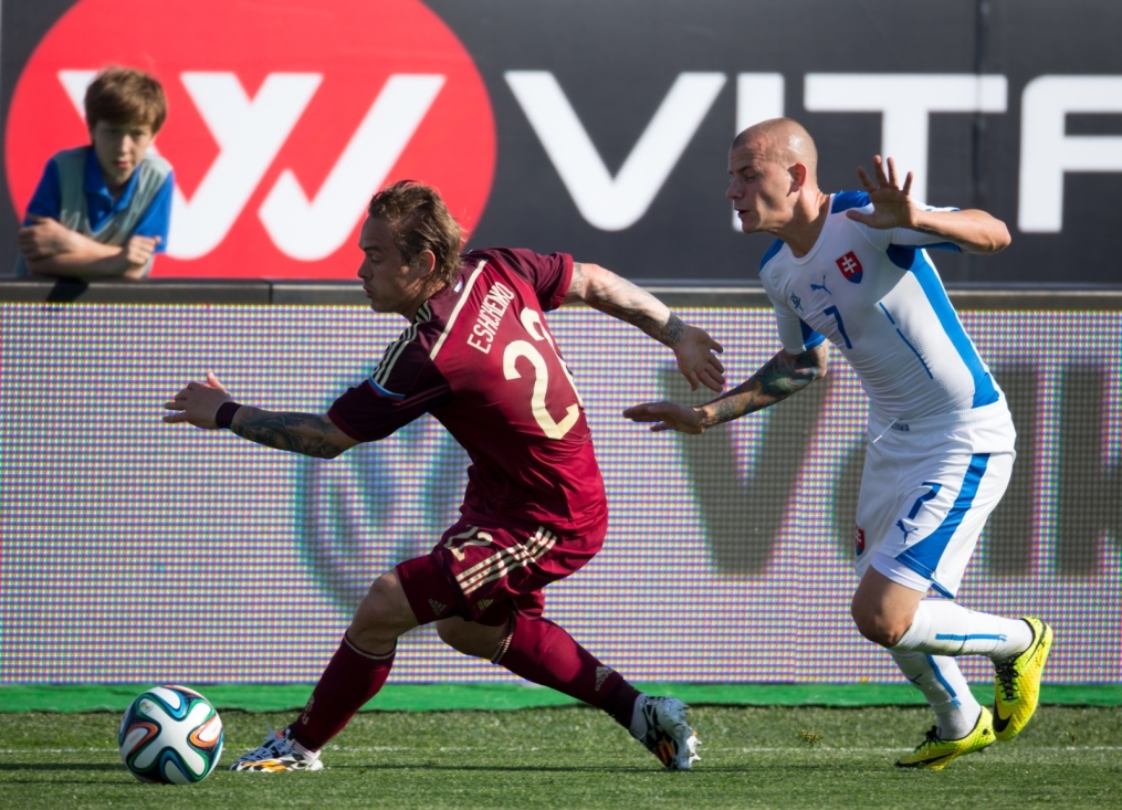 Товарищеский матч по футболу Россия — Словакия