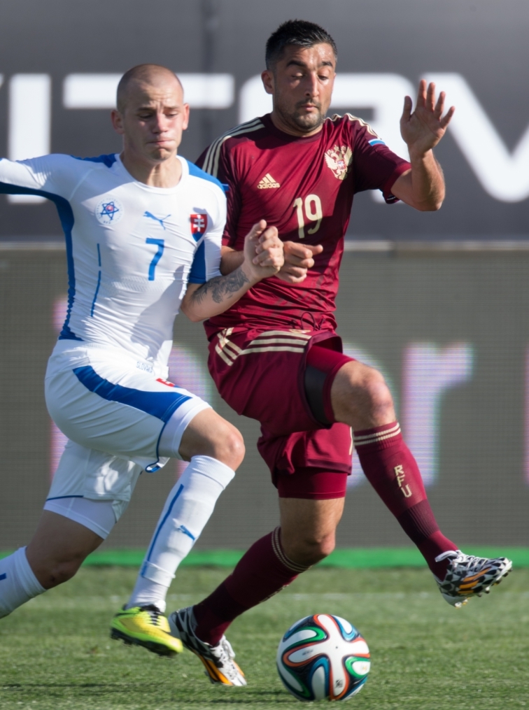 Товарищеский матч по футболу Россия — Словакия