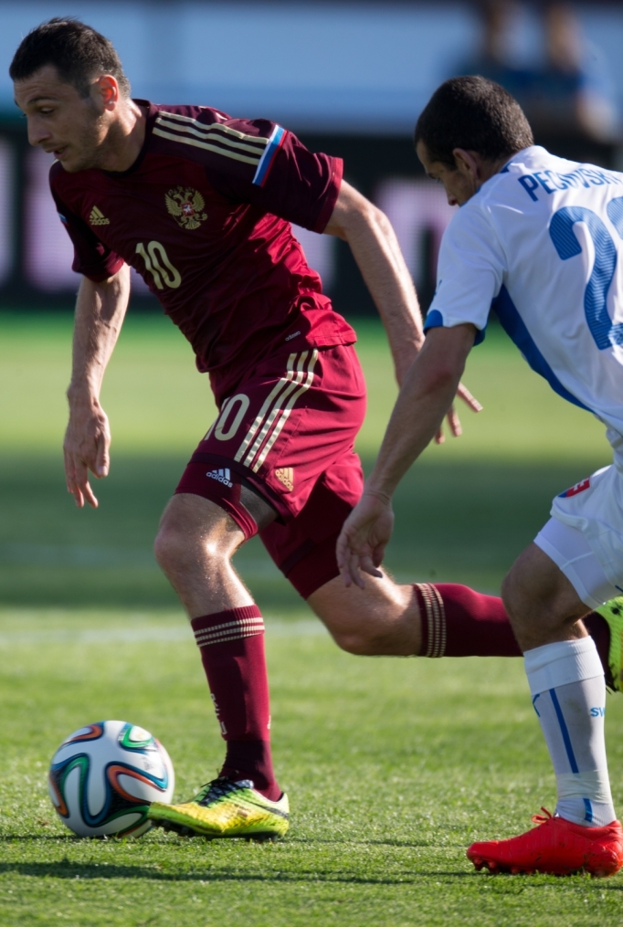 Товарищеский матч по футболу Россия — Словакия