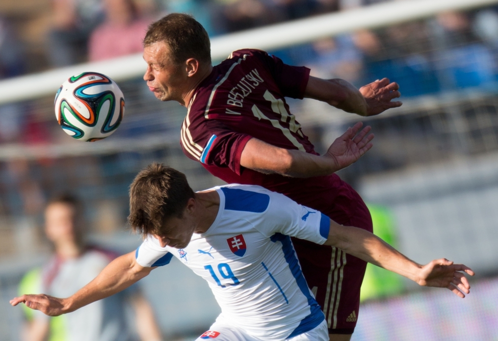 Товарищеский матч по футболу Россия — Словакия