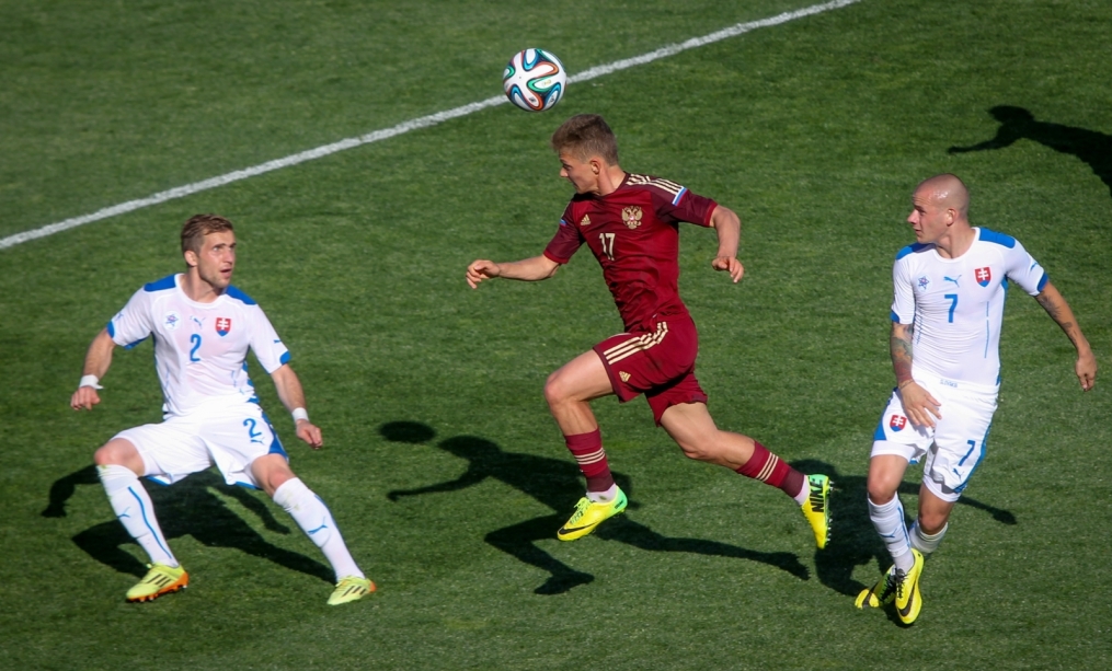 Товарищеский матч по футболу Россия — Словакия