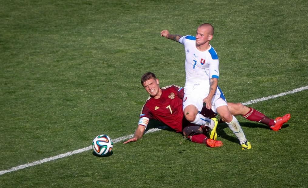 Товарищеский матч по футболу Россия — Словакия