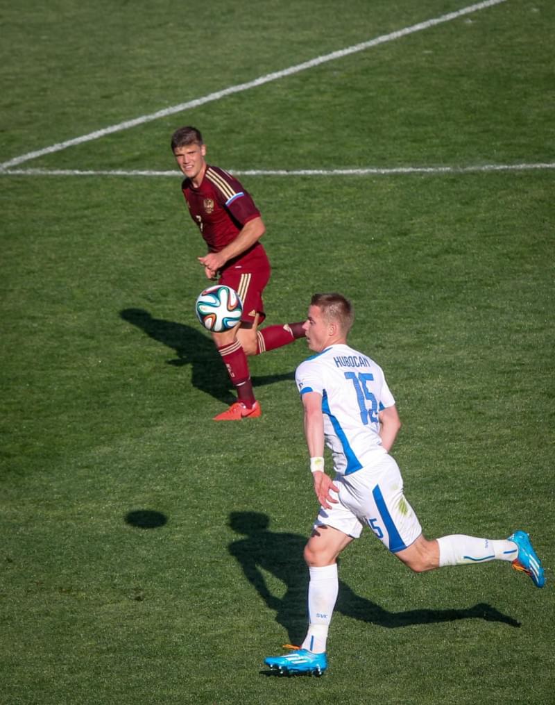 Товарищеский матч по футболу Россия — Словакия