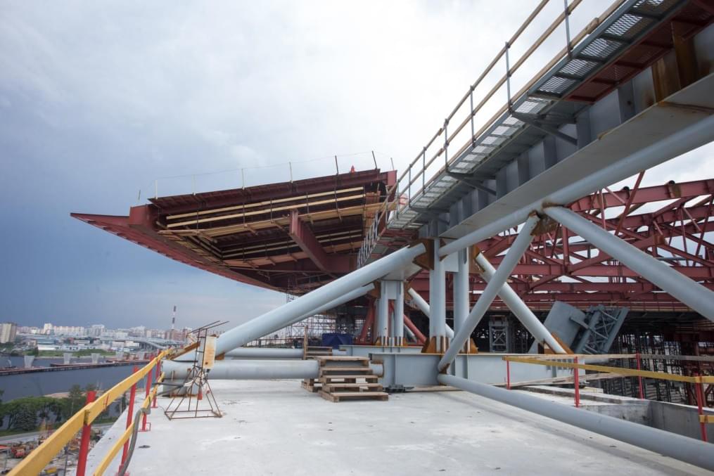 Строительство стадиона на Крестовском острове