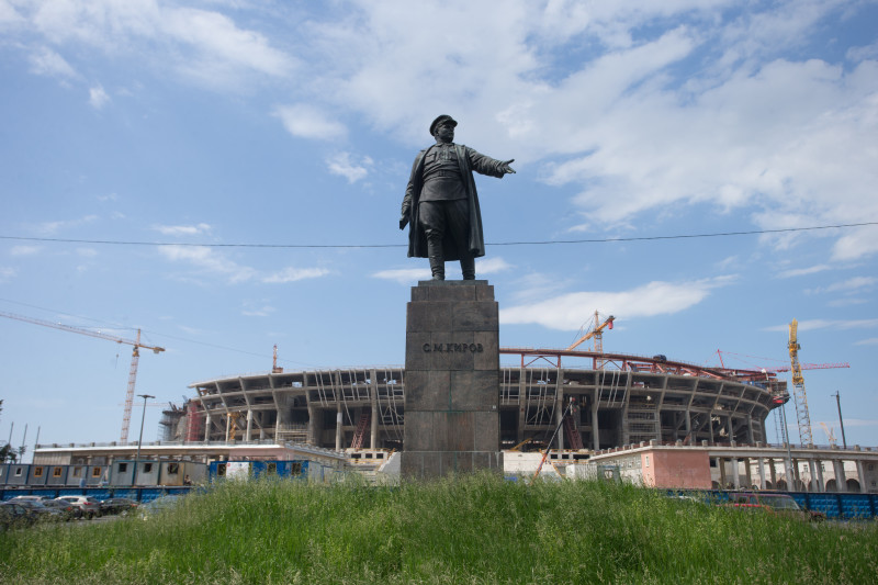 Строительство стадиона на Крестовском острове
