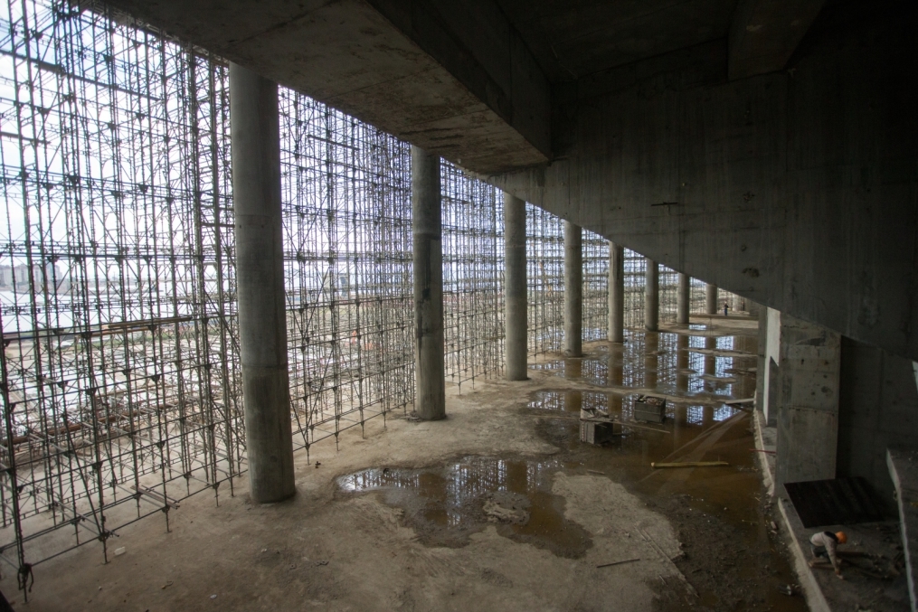 Строительство стадиона на Крестовском острове