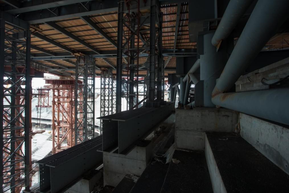 Строительство стадиона на Крестовском острове