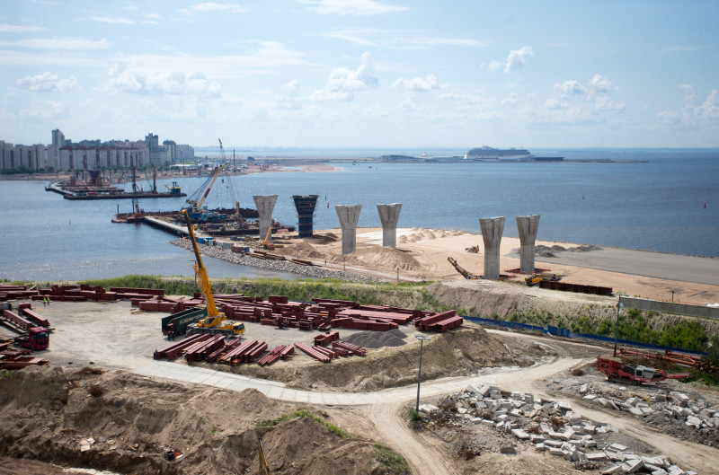 Строительство стадиона на Крестовском острове