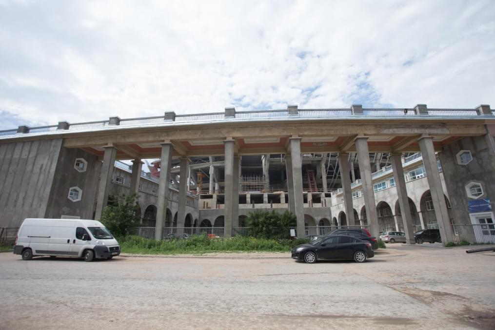 Строительство стадиона на Крестовском острове