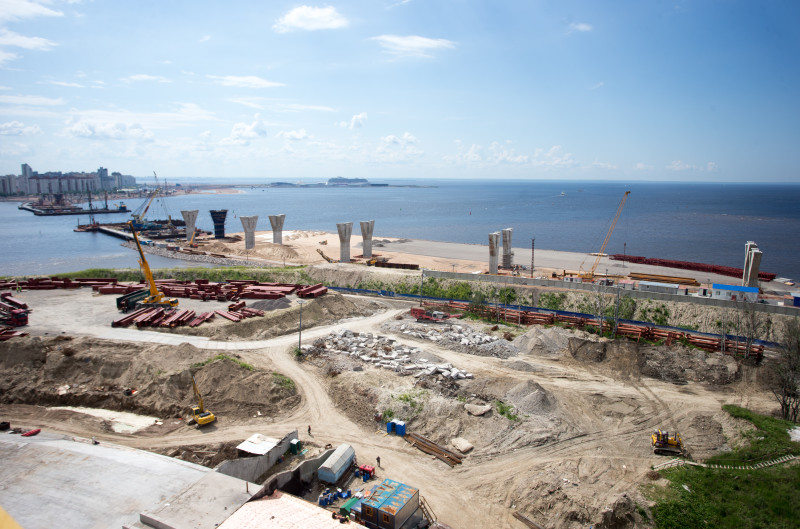 Строительство стадиона на Крестовском острове