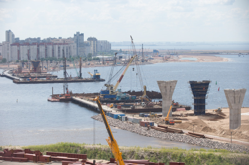 Строительство стадиона на Крестовском острове