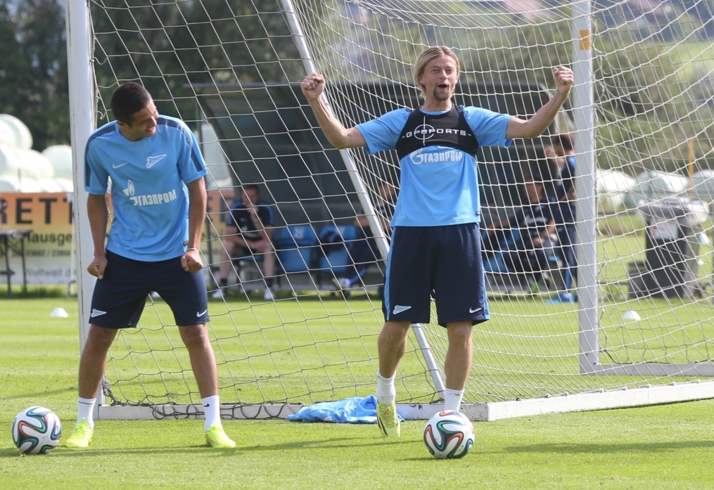 Сборы в Австрии: 16 июля, утренняя тренировка