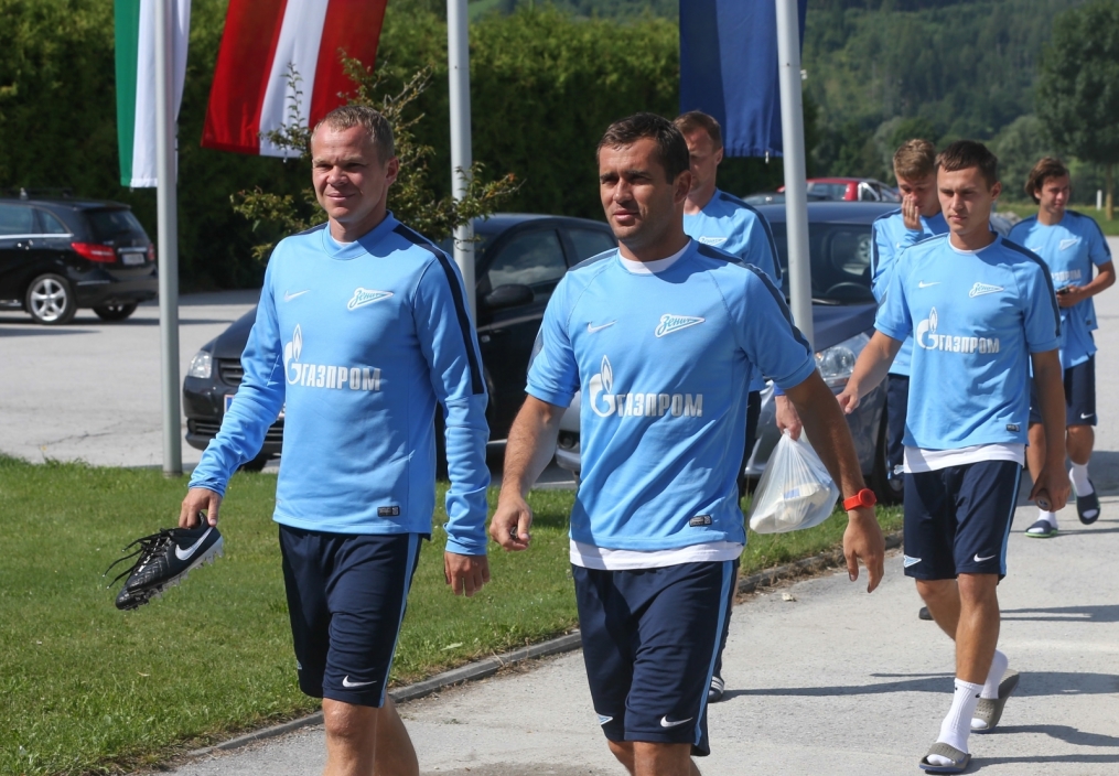 Сборы в Австрии: 16 июля, утренняя тренировка