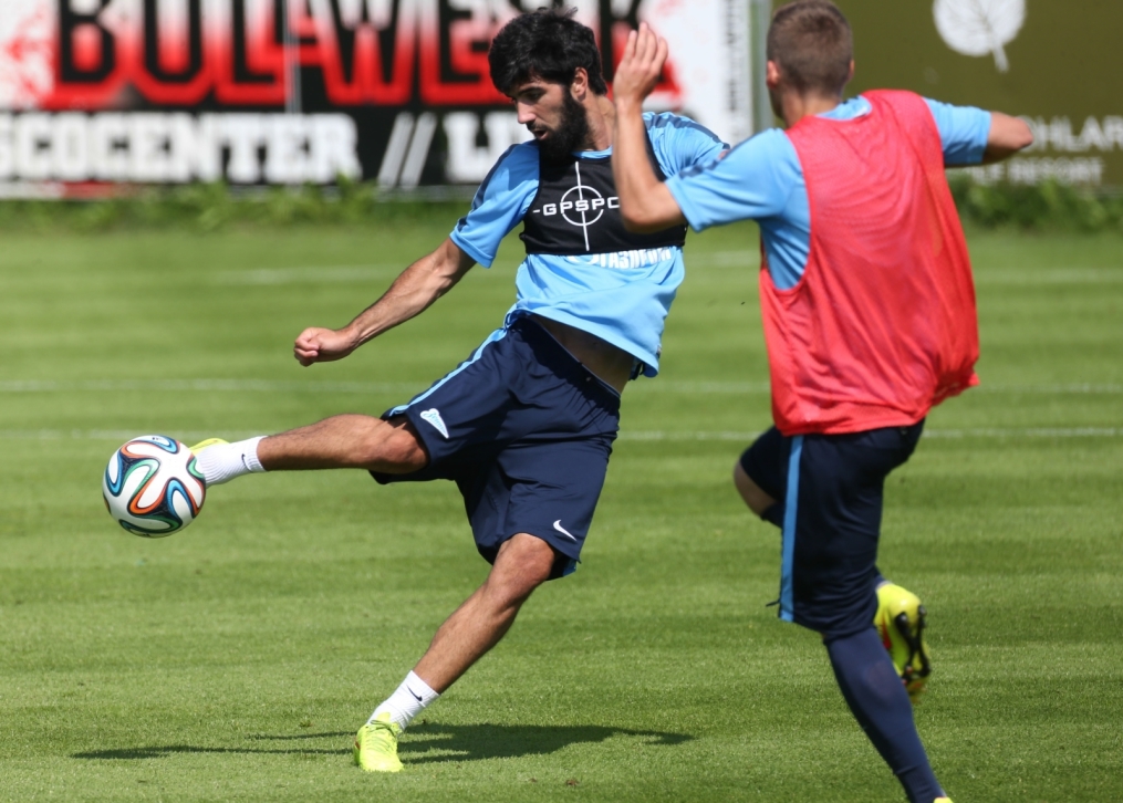 Сборы в Австрии: 16 июля, утренняя тренировка