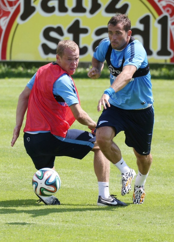 Сборы в Австрии: 16 июля, утренняя тренировка