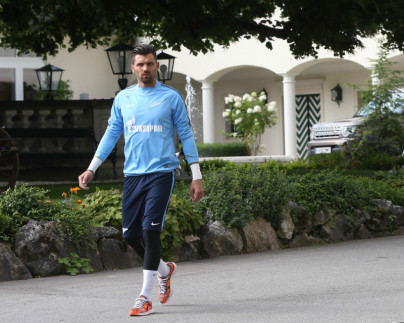 Сборы в Австрии: 16 июля, утренняя тренировка