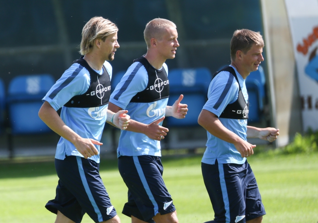 Сборы в Австрии: 16 июля, утренняя тренировка