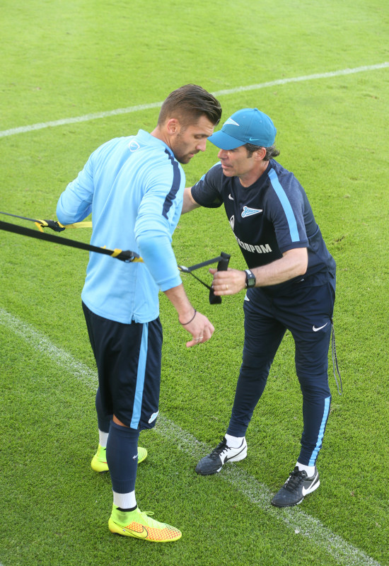 Сборы в Австрии: 16 июля, вечерняя тренировка