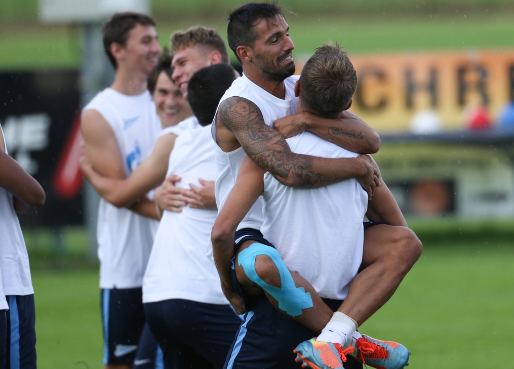 Сборы в Австрии: 16 июля, вечерняя тренировка