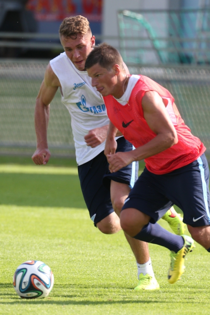 Сборы в Австрии: 16 июля, вечерняя тренировка