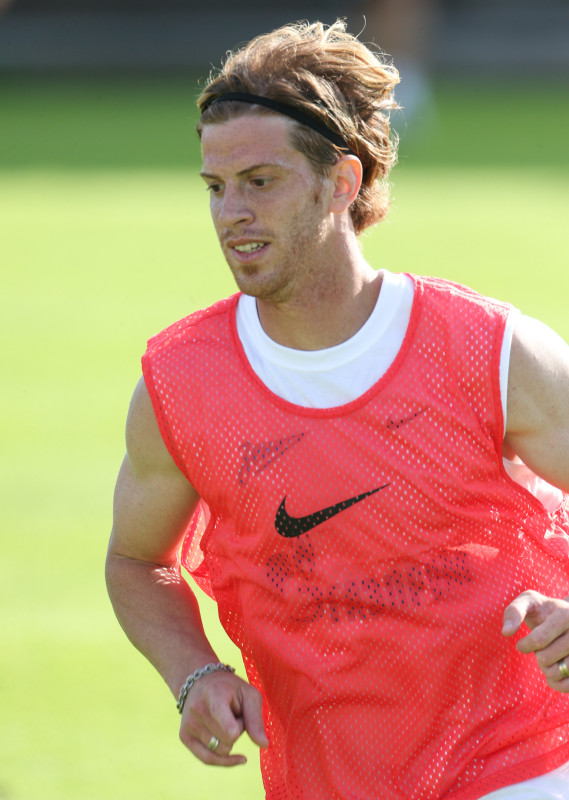 Сборы в Австрии: 16 июля, вечерняя тренировка