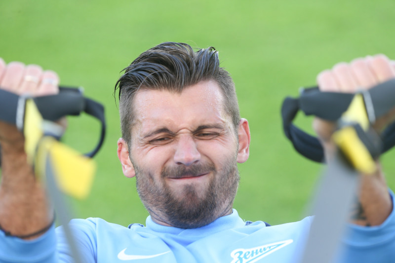 Сборы в Австрии: 16 июля, вечерняя тренировка