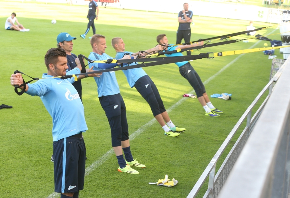 Сборы в Австрии: 16 июля, вечерняя тренировка