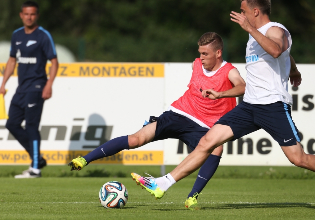 Сборы в Австрии: 16 июля, вечерняя тренировка