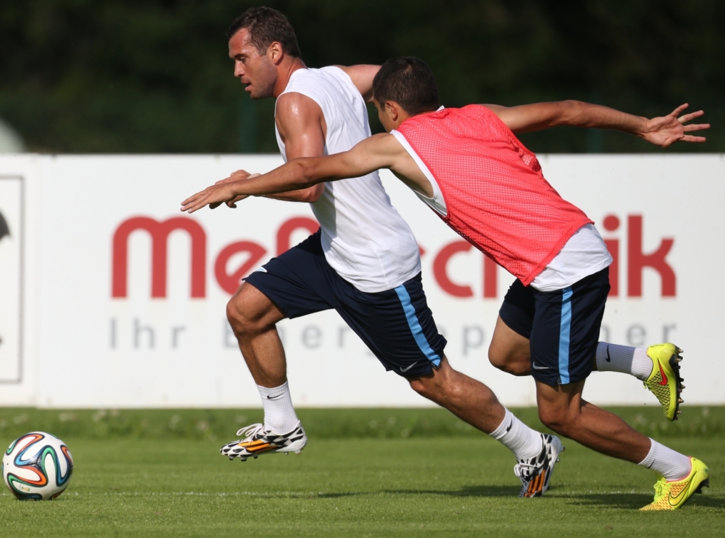 Сборы в Австрии: 16 июля, вечерняя тренировка