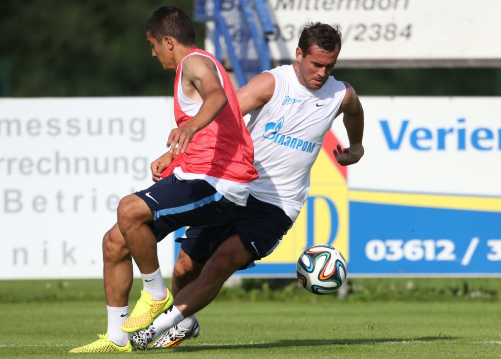 Сборы в Австрии: 16 июля, вечерняя тренировка