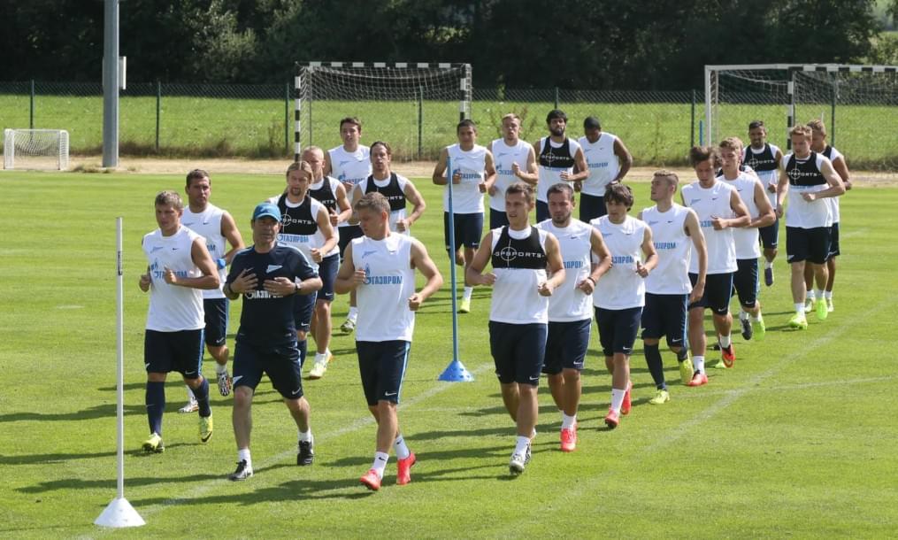 Сборы в Австрии: 17 июля, утренняя тренировка