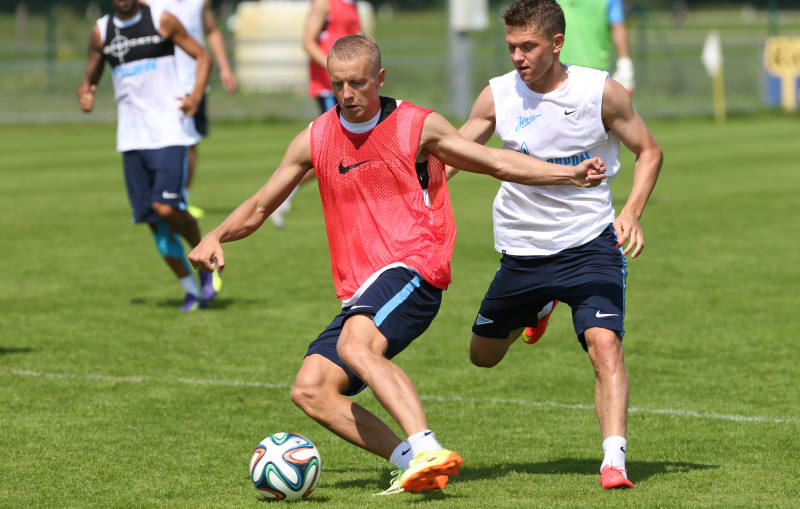 Сборы в Австрии: 17 июля, утренняя тренировка