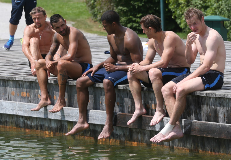 Сборы в Австрии: 17 июля, утренняя тренировка