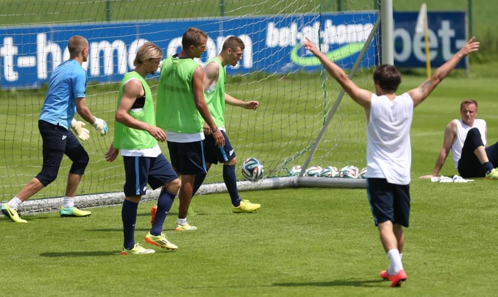 Сборы в Австрии: 17 июля, утренняя тренировка