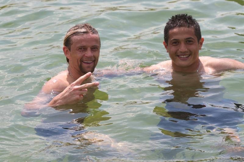 Сборы в Австрии: 17 июля, утренняя тренировка