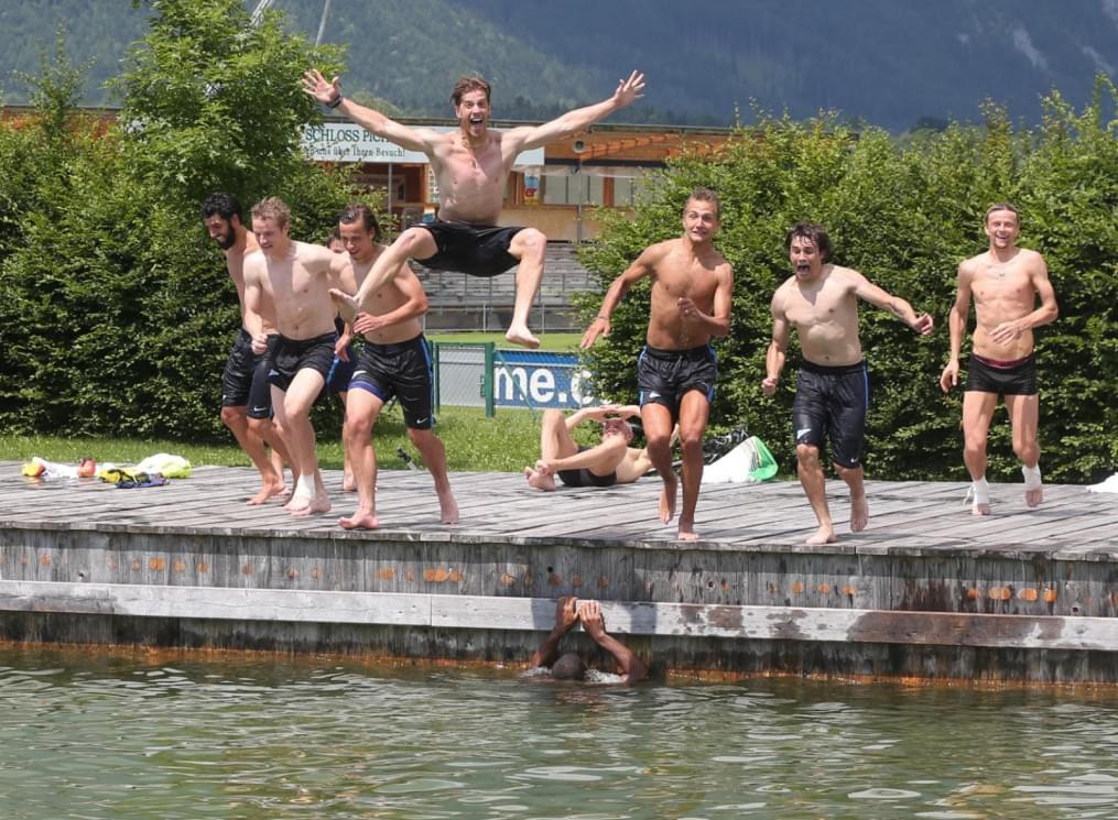 Сборы в Австрии: 17 июля, утренняя тренировка