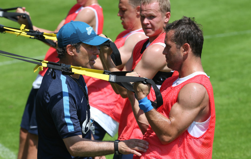 Сборы в Австрии: 17 июля, утренняя тренировка