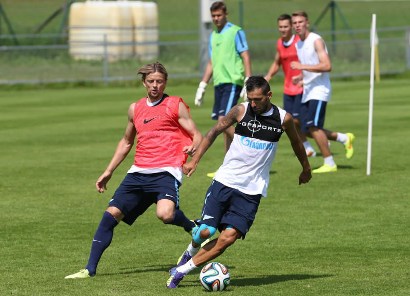 Сборы в Австрии: 17 июля, утренняя тренировка