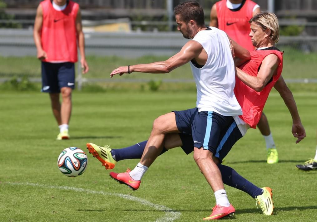 Сборы в Австрии: 17 июля, утренняя тренировка