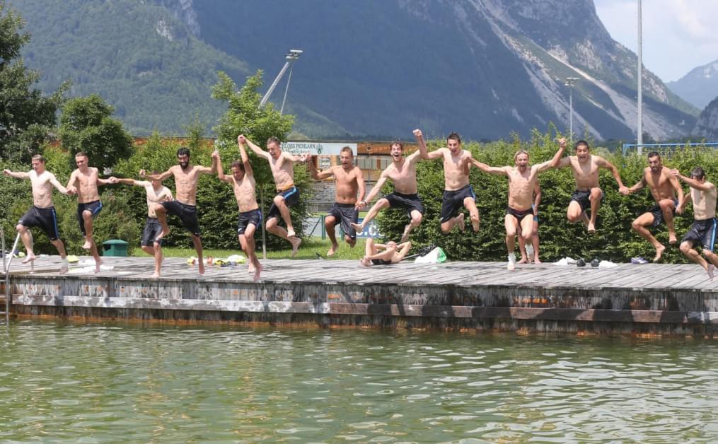 Сборы в Австрии: 17 июля, утренняя тренировка