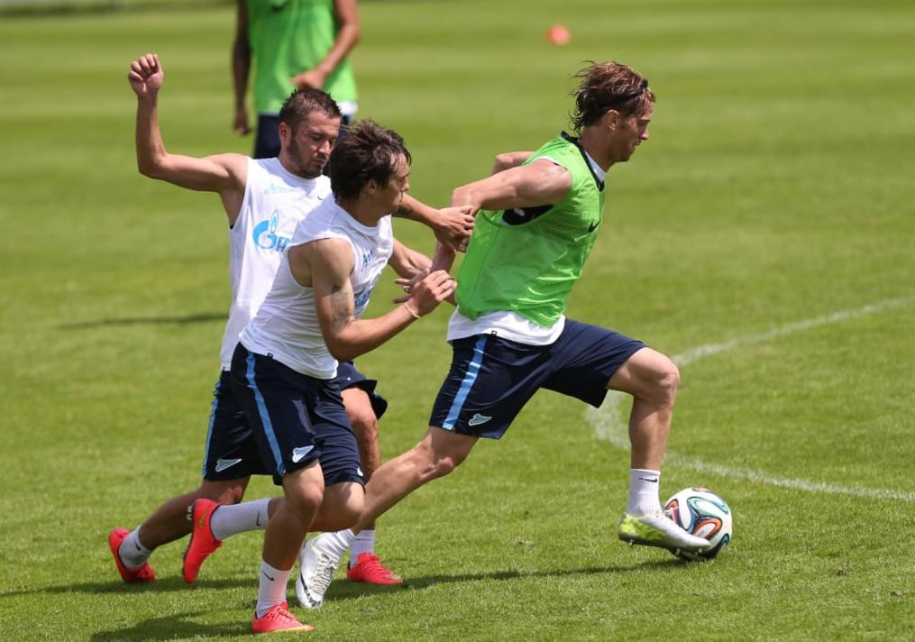 Сборы в Австрии: 17 июля, утренняя тренировка