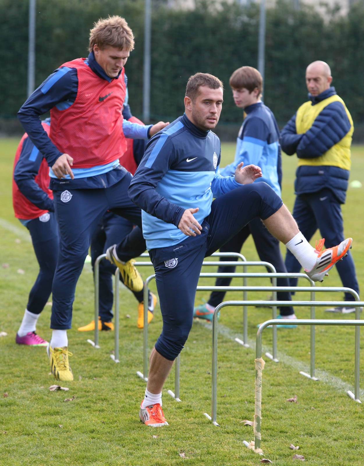 Сбор в Италии: 26 февраля, вечерняя тренировка