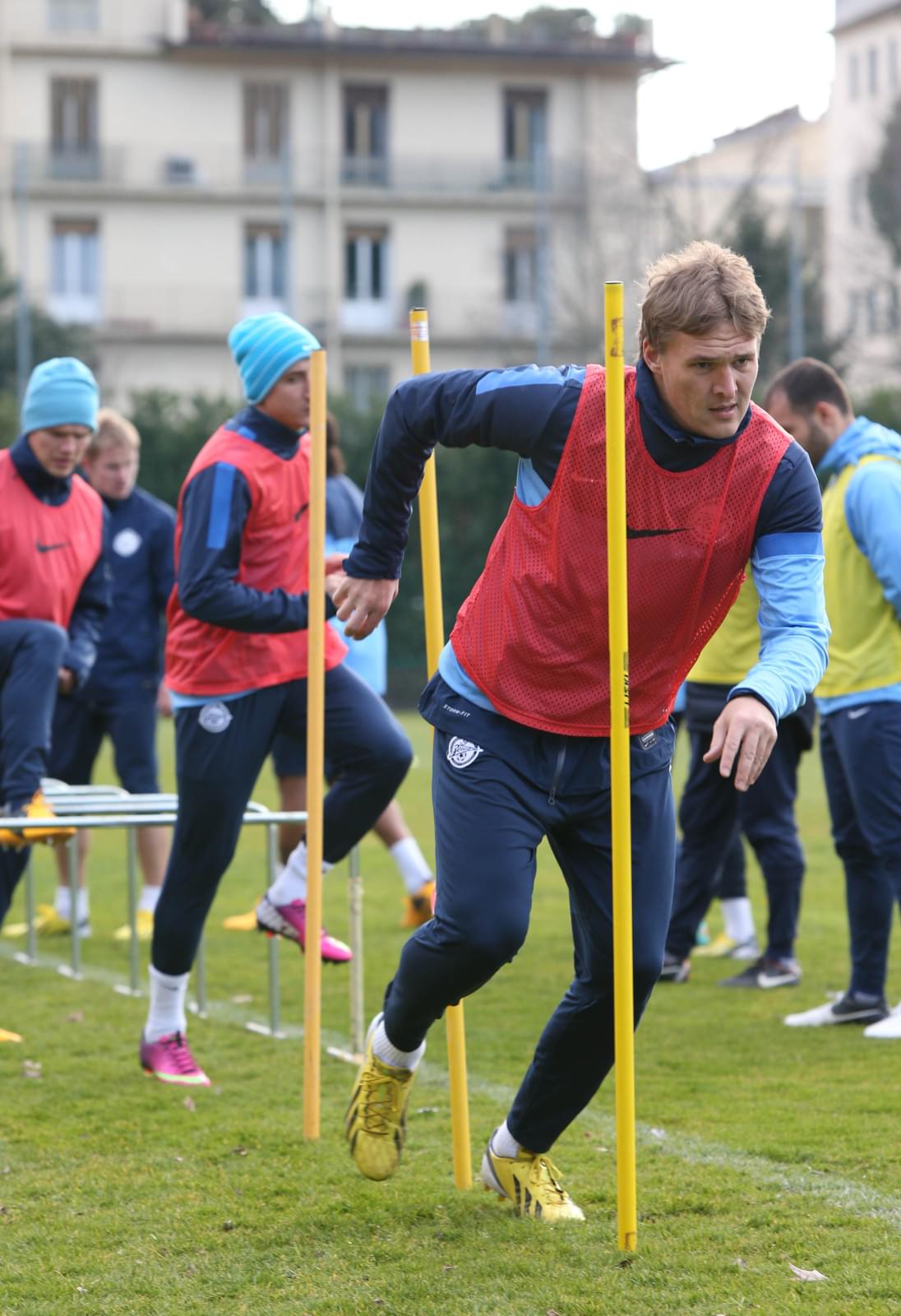 Сбор в Италии: 26 февраля, вечерняя тренировка