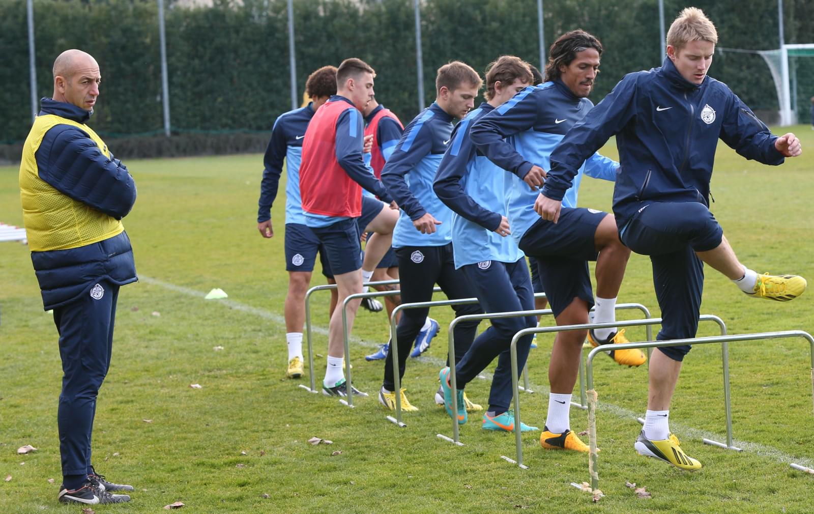 Сбор в Италии: 26 февраля, вечерняя тренировка