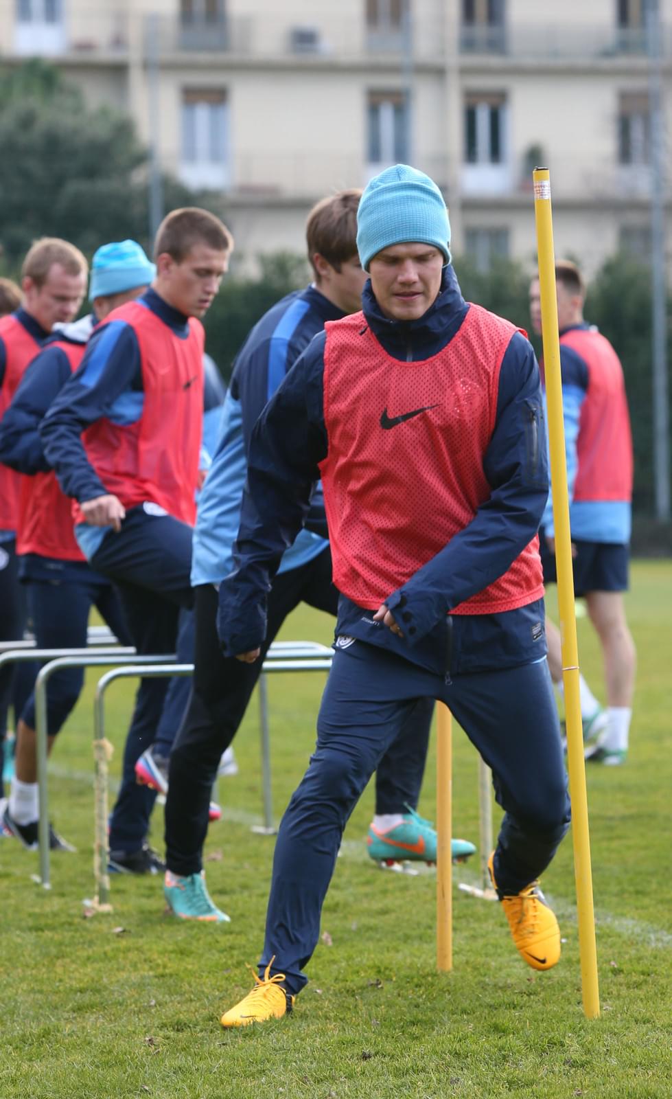 Сбор в Италии: 26 февраля, вечерняя тренировка