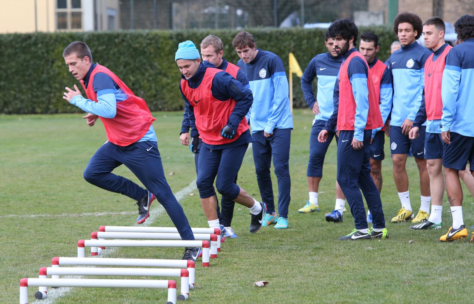 Сбор в Италии: 26 февраля, вечерняя тренировка