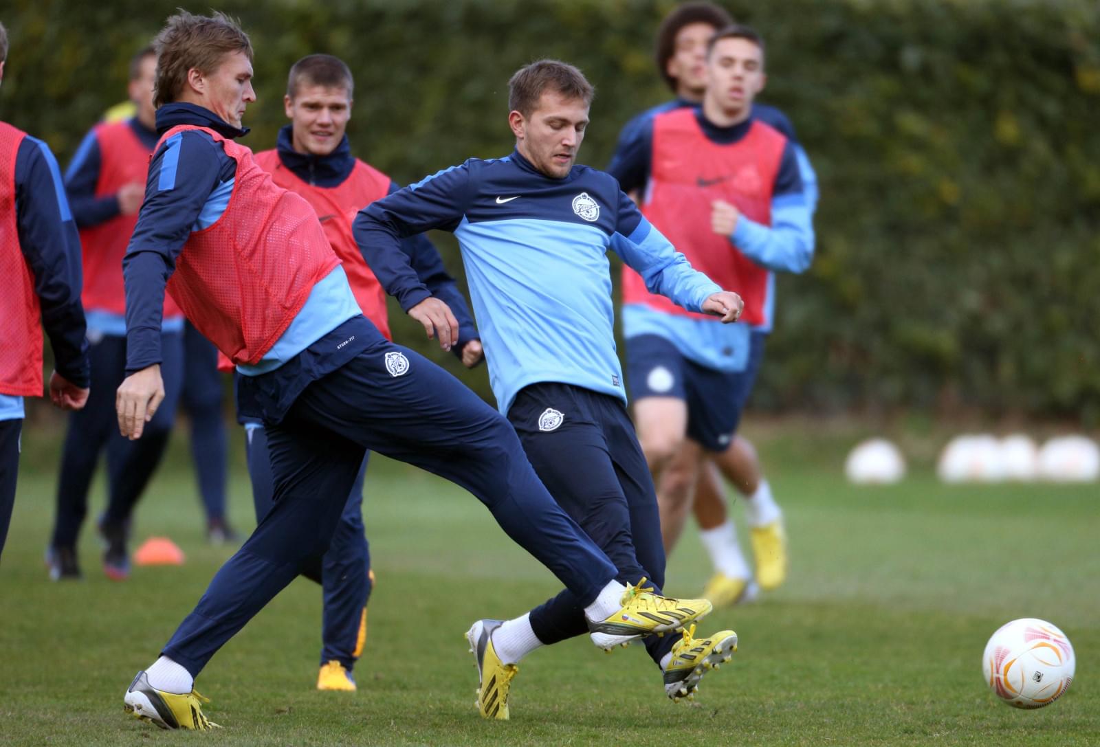 Сбор в Италии: 26 февраля, вечерняя тренировка