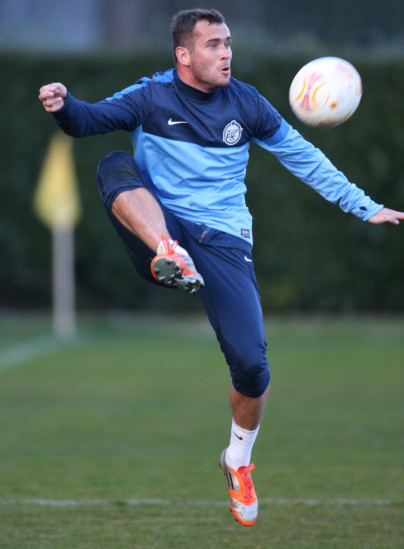 Сбор в Италии: 26 февраля, вечерняя тренировка