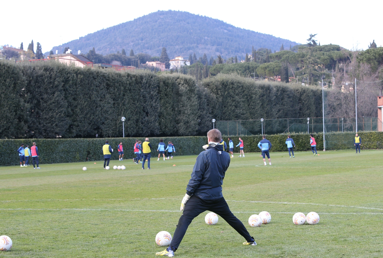 Сбор в Италии: 26 февраля, вечерняя тренировка