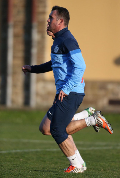 Сбор в Италии: 26 февраля, вечерняя тренировка